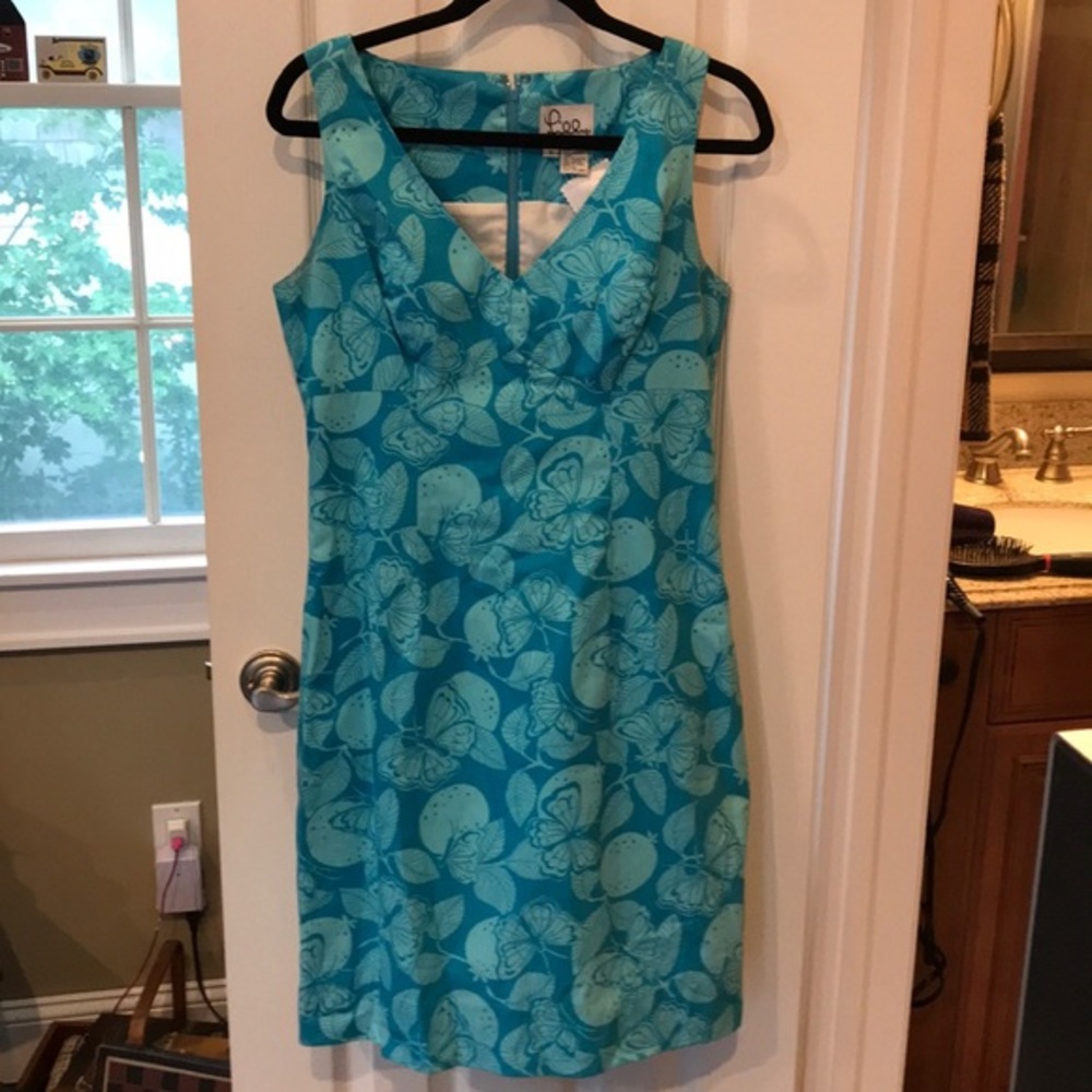 Lilly Pulitzer Butterfly pattern dress